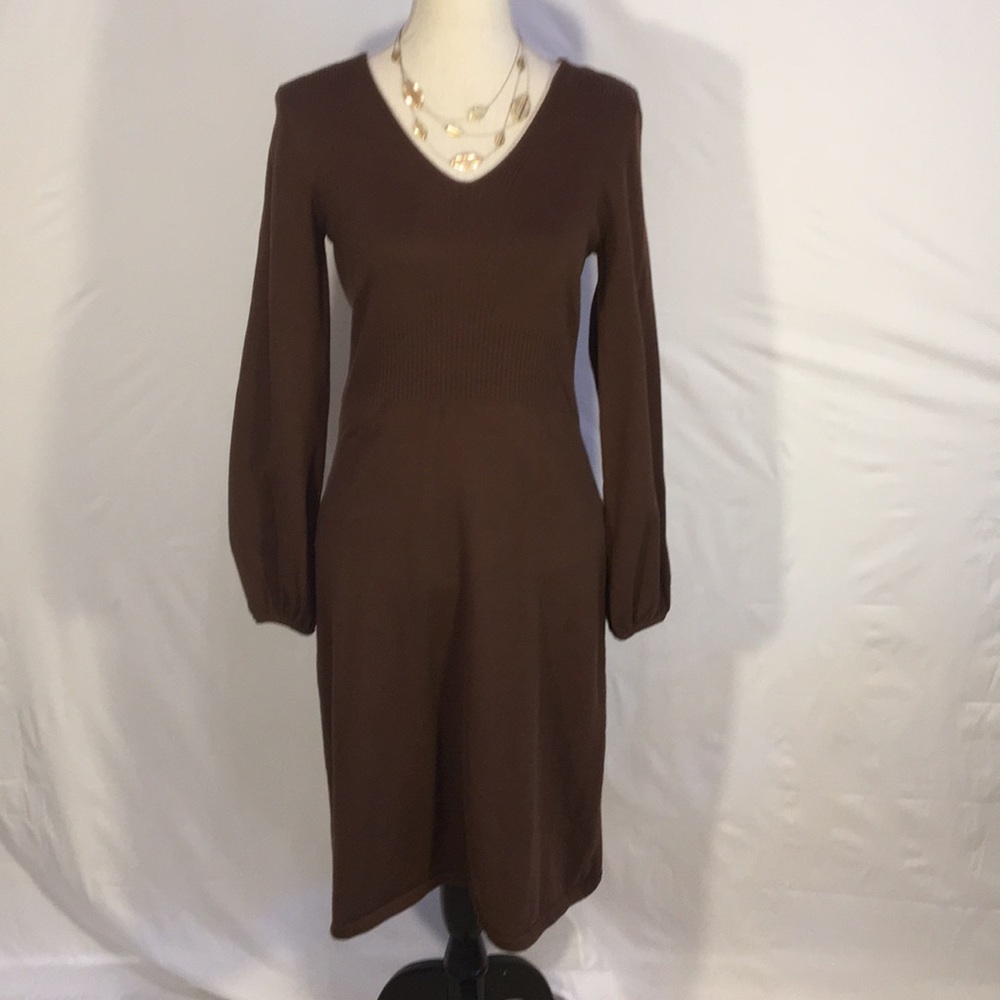 Brown Sweater dress